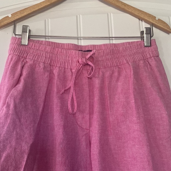 J.Crew Linen Blend Pull on jogger pants Size 4 - Picture 2 of 7